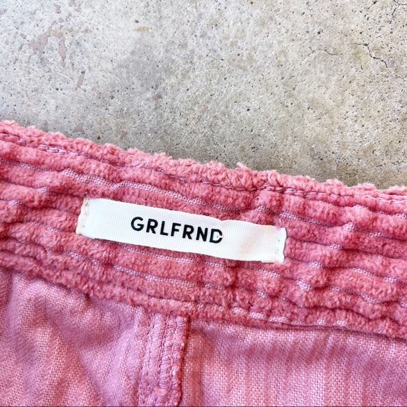 GRLFRND Zamira Pink Corduroy Mini Skirt - Picture 4 of 6